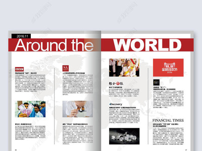 Word電子期刊雜志DOC內(nèi)刊設(shè)計(jì)模板 高效制作專業(yè)企業(yè)內(nèi)刊